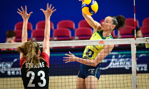 Brasil bate Alemanha e chega à 10ª vitória na Liga das Nações de Vôlei